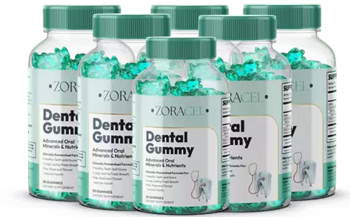 zoracel dental gummy 6 bottle